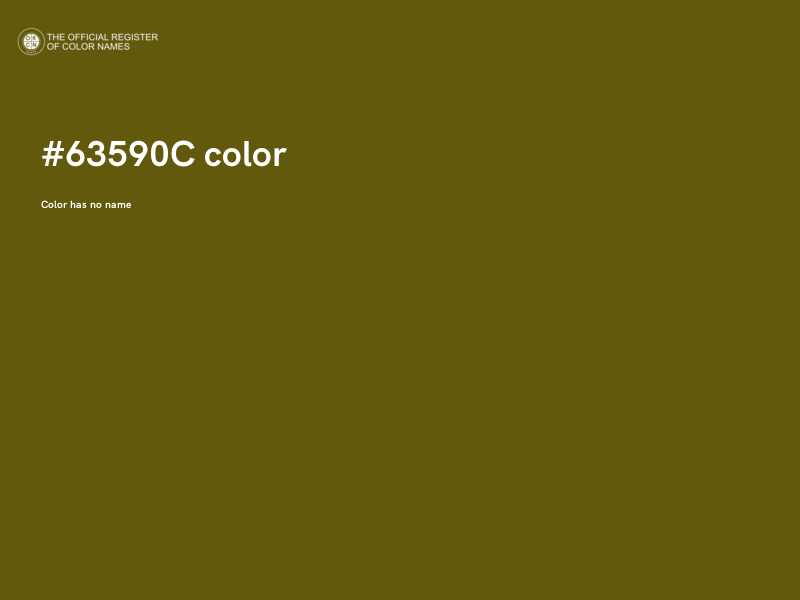 #63590C color image