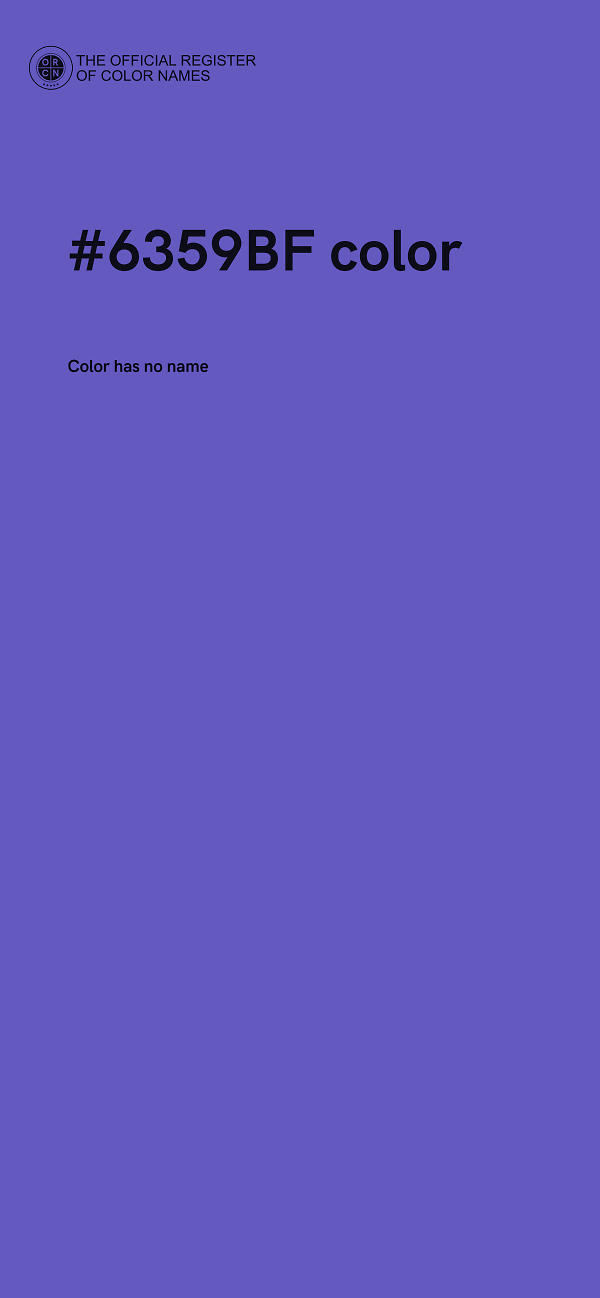 #6359BF color image