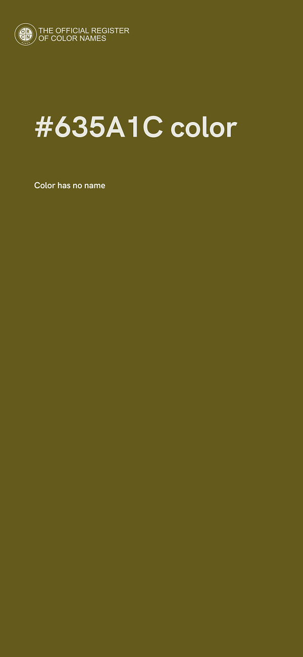 #635A1C color image