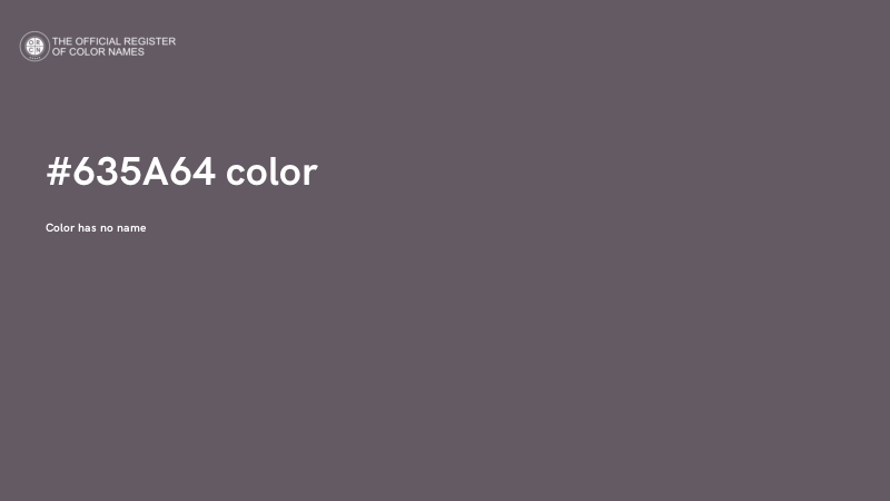 #635A64 color image
