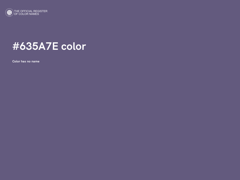 #635A7E color image