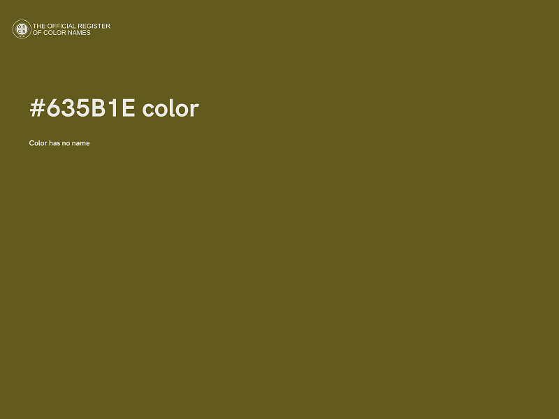 #635B1E color image