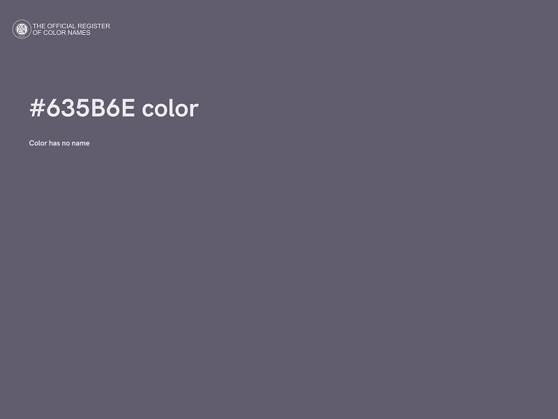 #635B6E color image