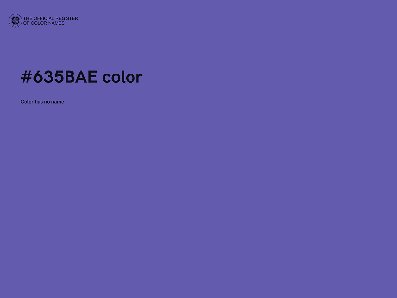 #635BAE color image