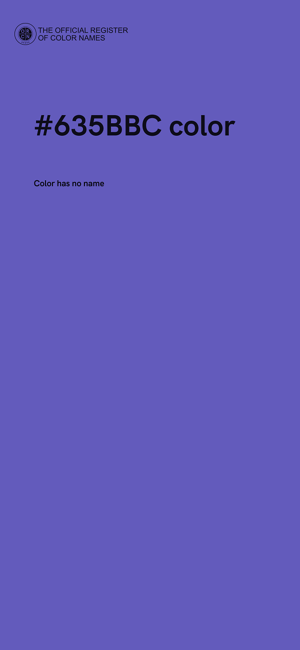 #635BBC color image