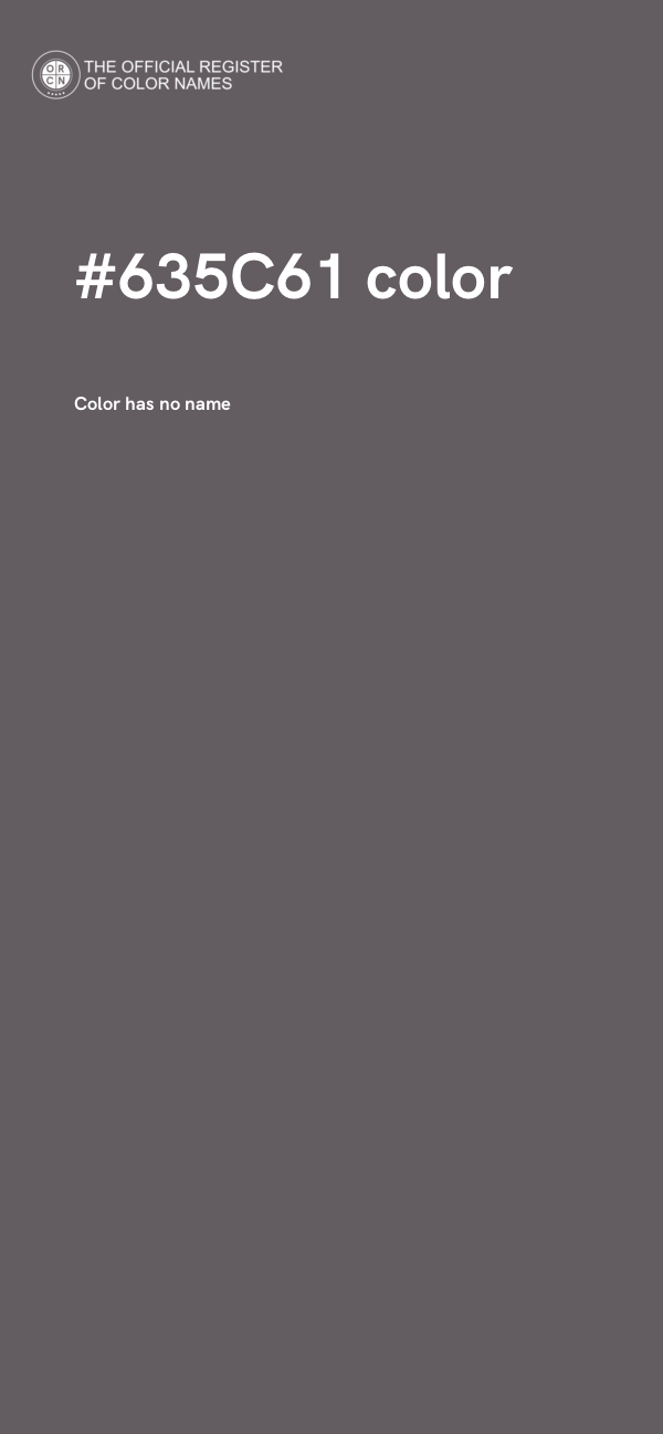 #635C61 color image