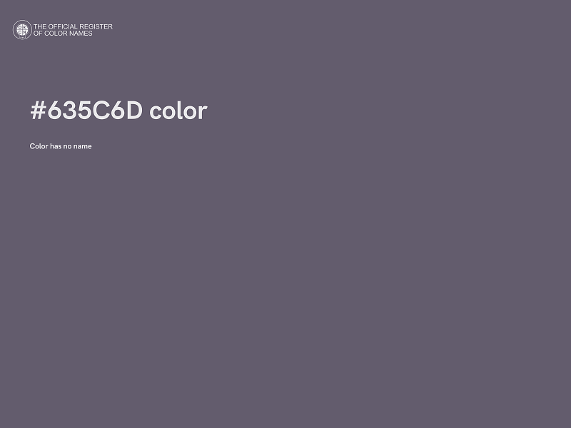 #635C6D color image