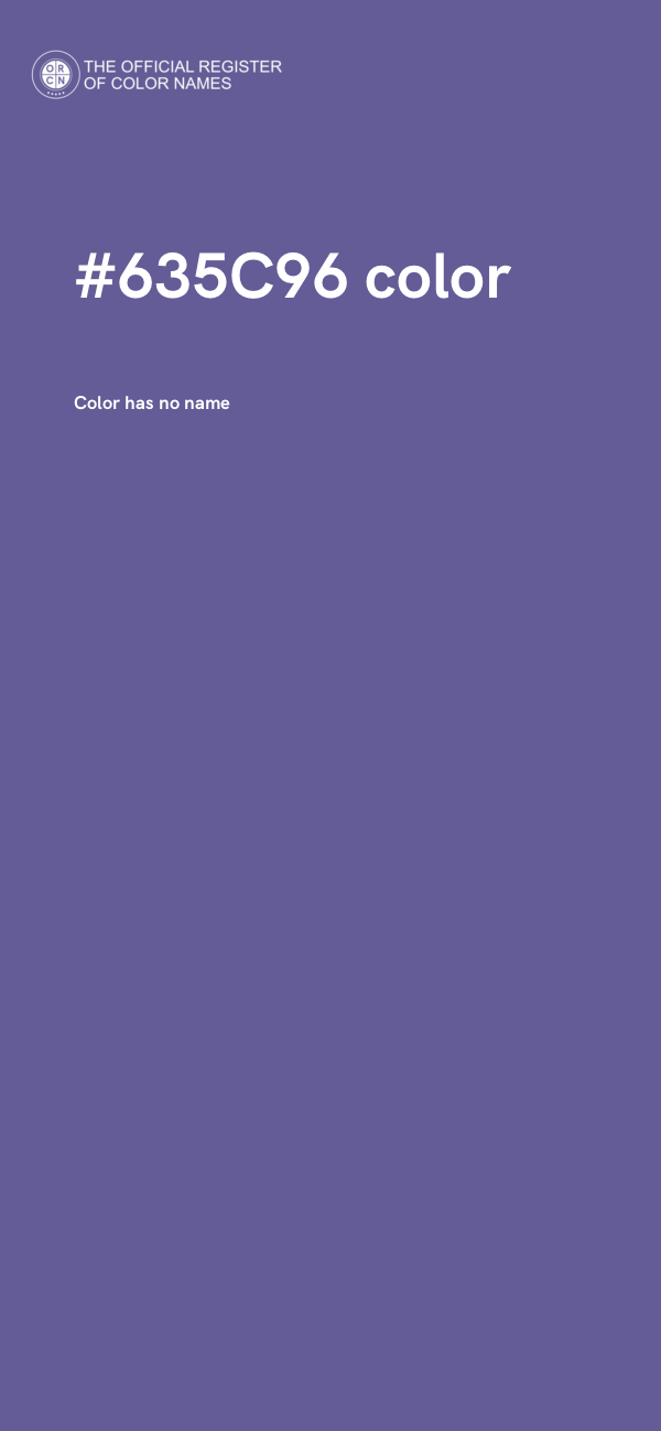 #635C96 color image