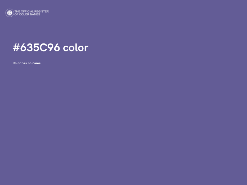 #635C96 color image