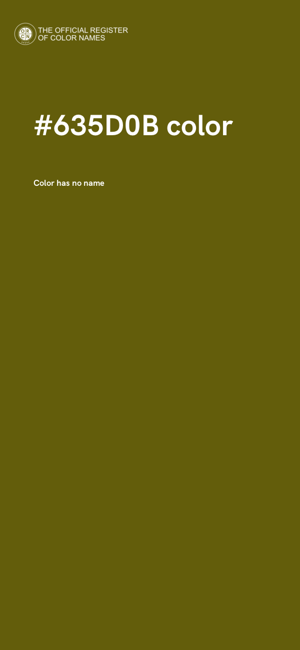 #635D0B color image