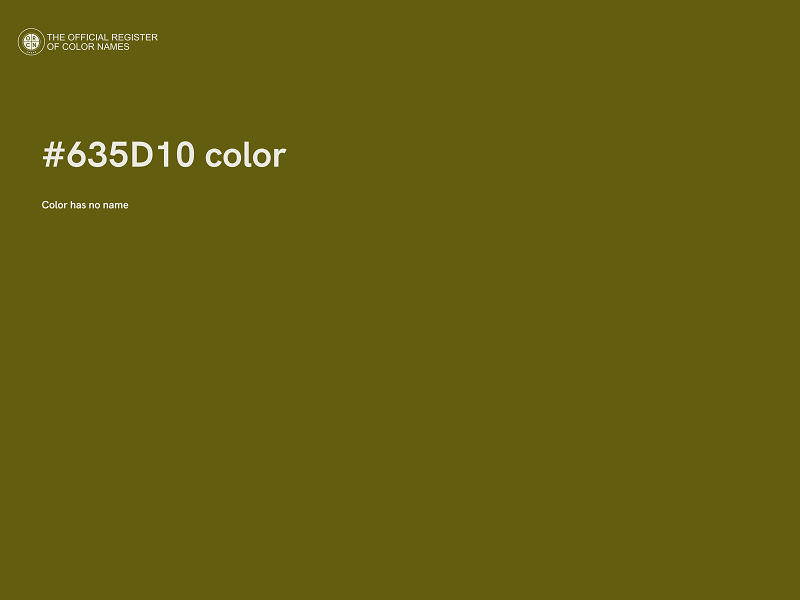 #635D10 color image