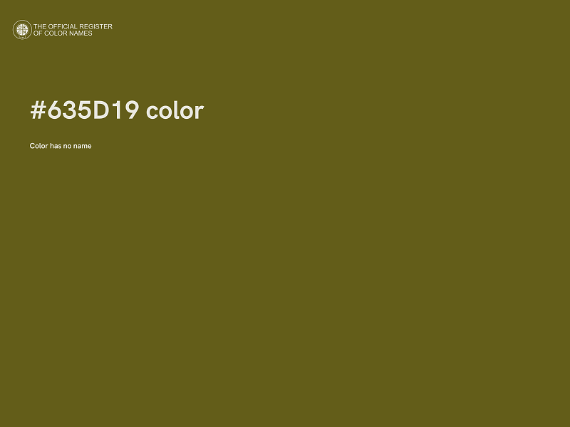 #635D19 color image