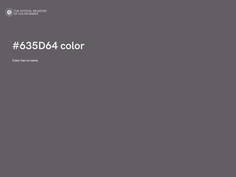 #635D64 color image