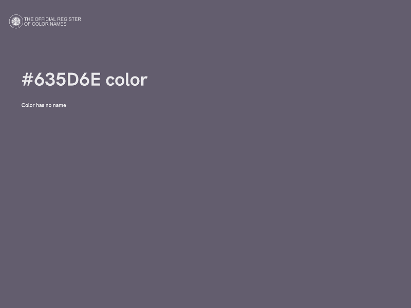 #635D6E color image