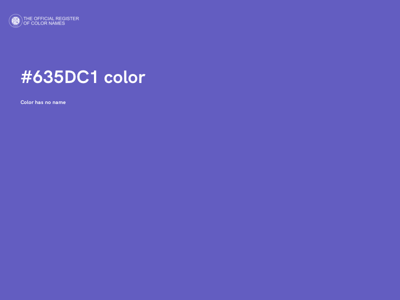 #635DC1 color image
