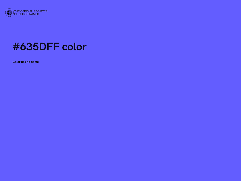 #635DFF color image