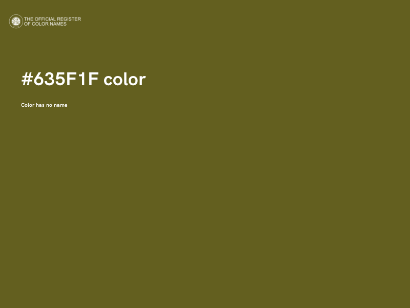 #635F1F color image