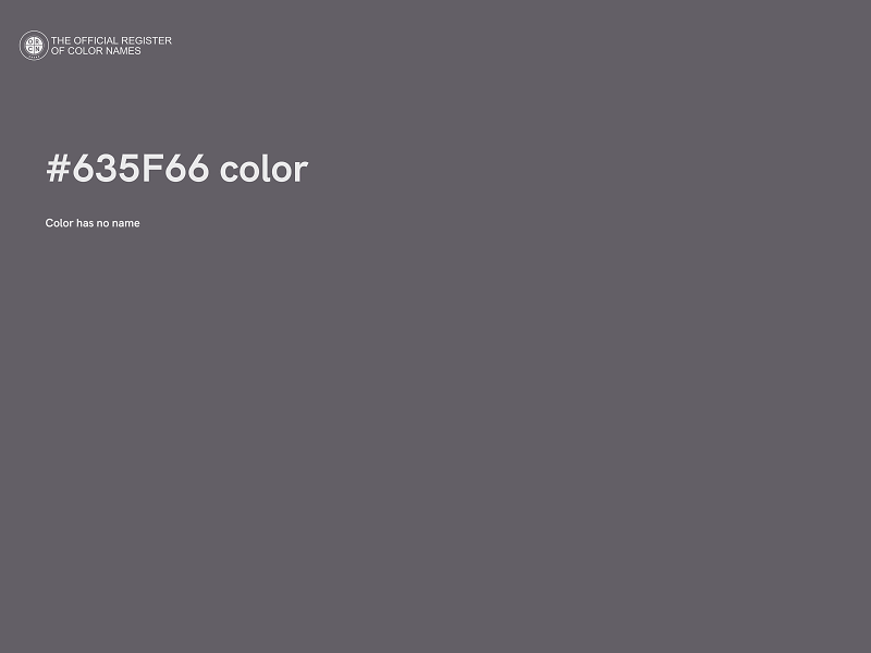 #635F66 color image