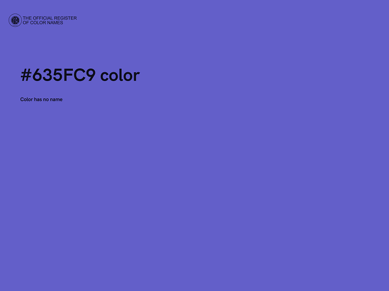 #635FC9 color image