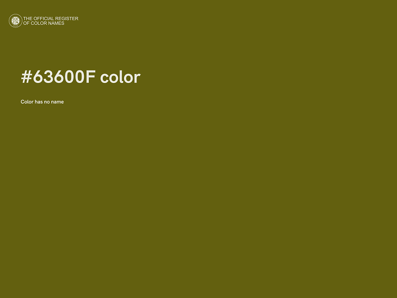 #63600F color image