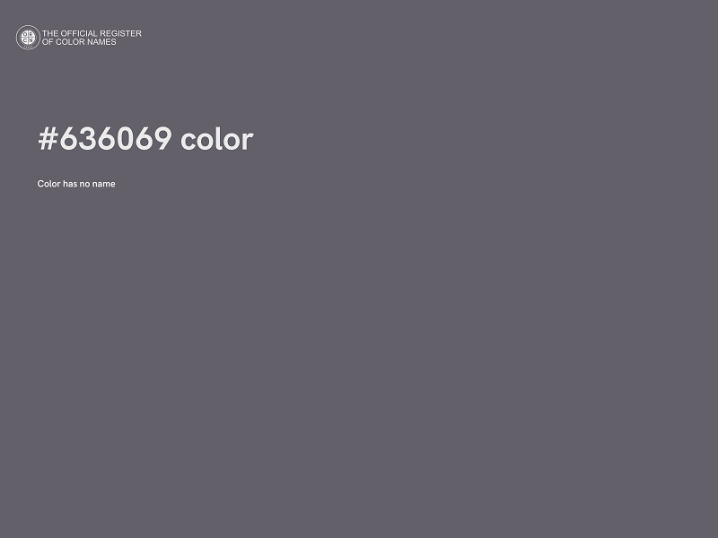 #636069 color image