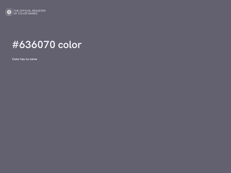 #636070 color image