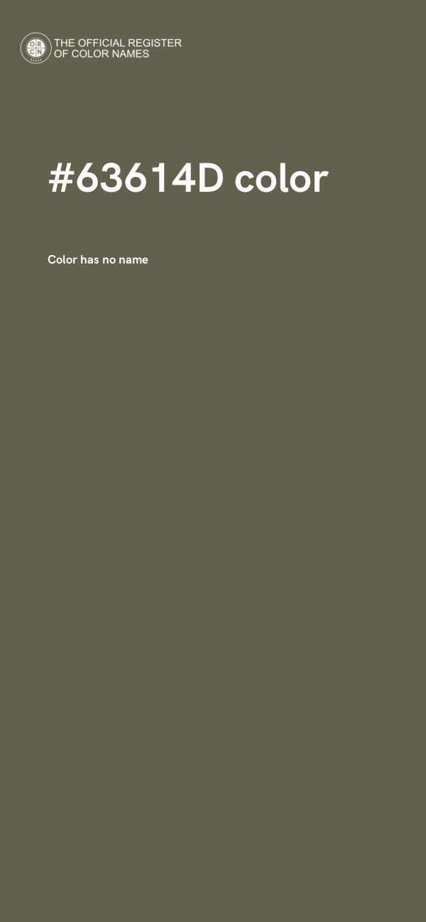 #63614D color image