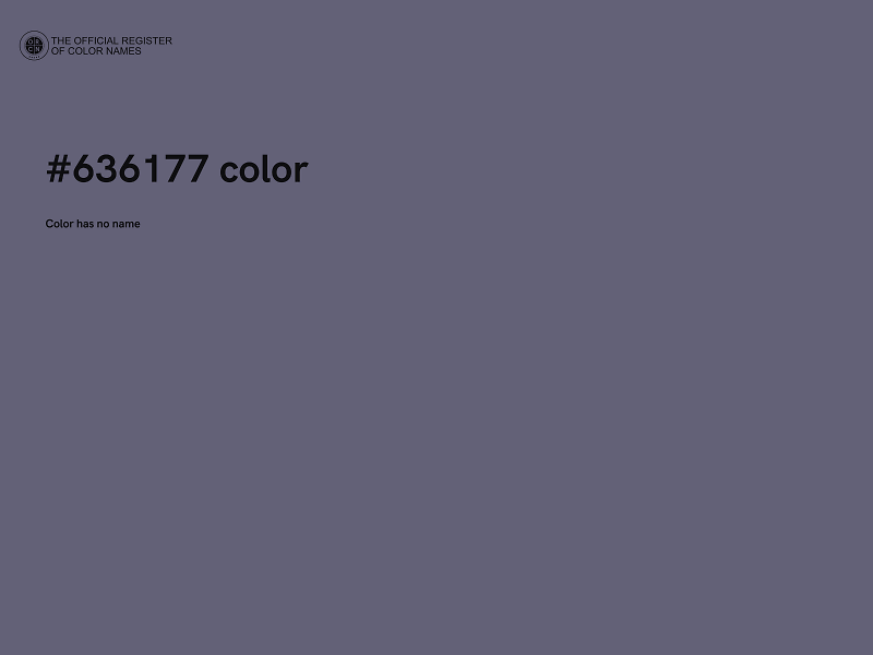 #636177 color image