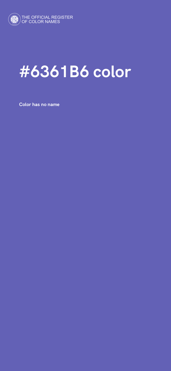 #6361B6 color image