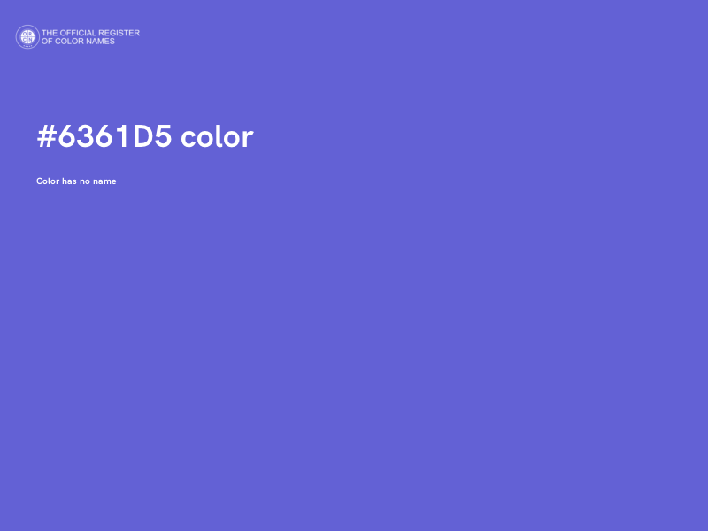 #6361D5 color image