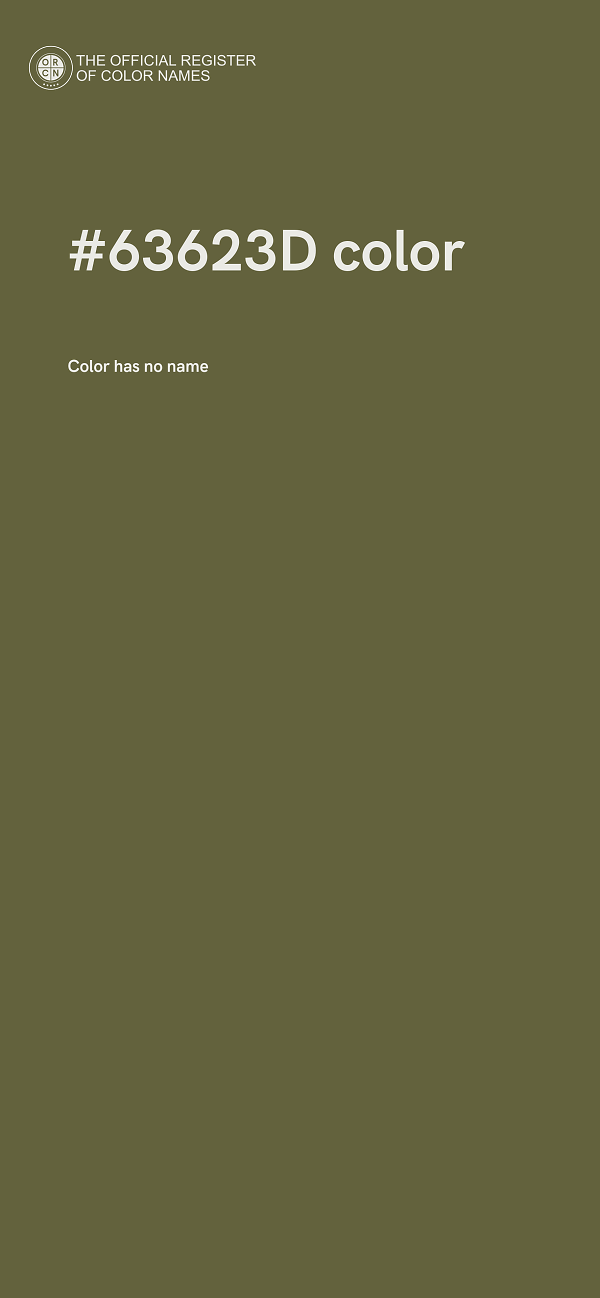 #63623D color image