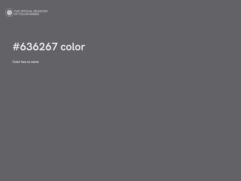 #636267 color image