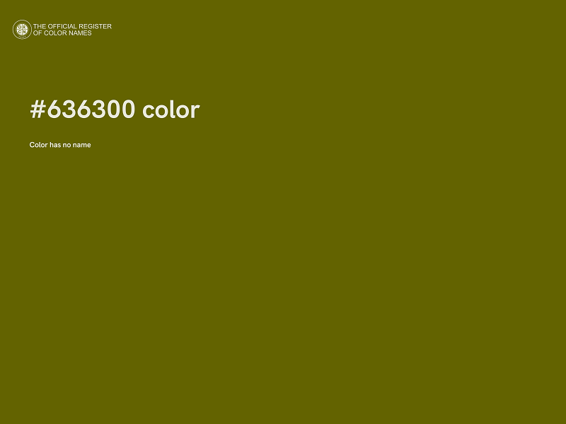 #636300 color image