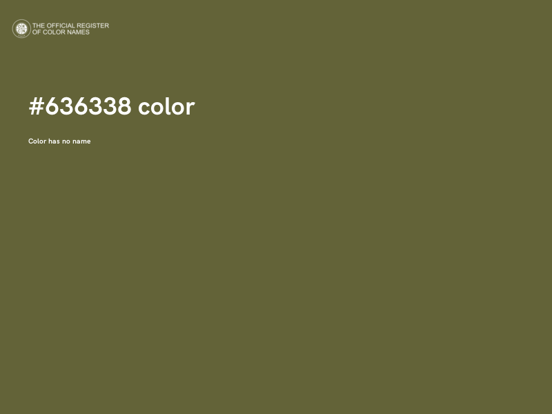 #636338 color image