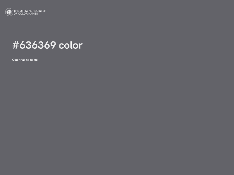 #636369 color image