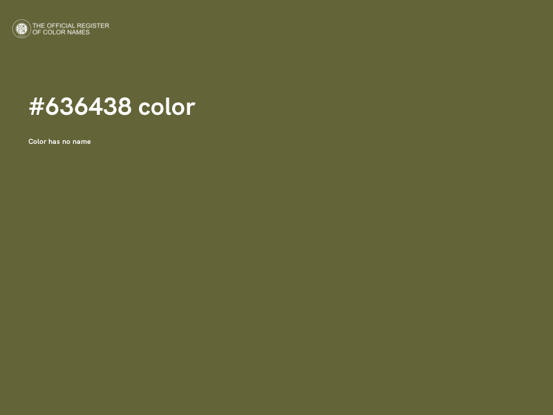 #636438 color image