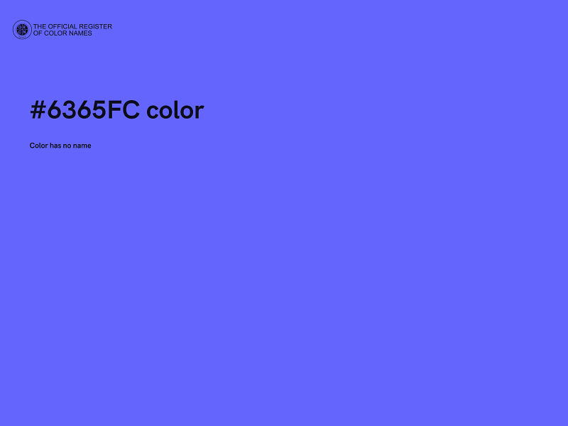 #6365FC color image