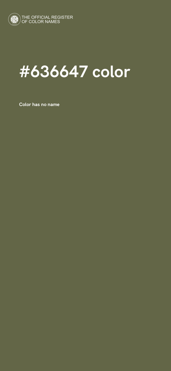 #636647 color image