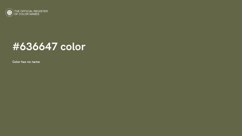 #636647 color image