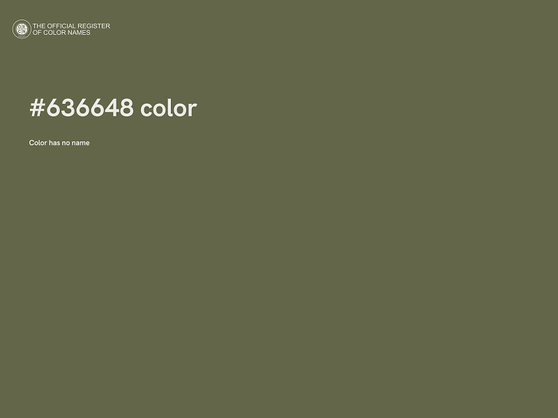#636648 color image