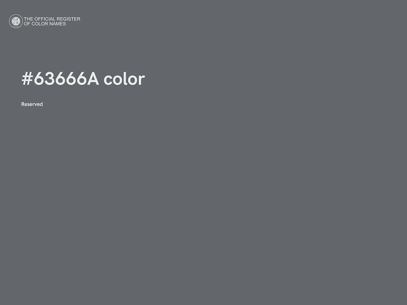 #63666A color image