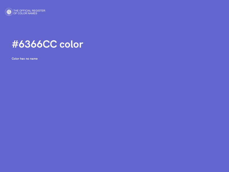 #6366CC color image