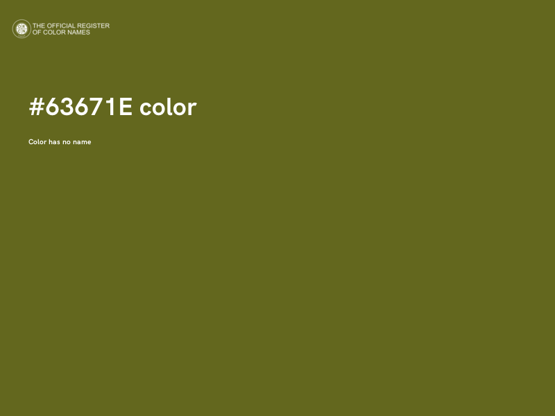 #63671E color image