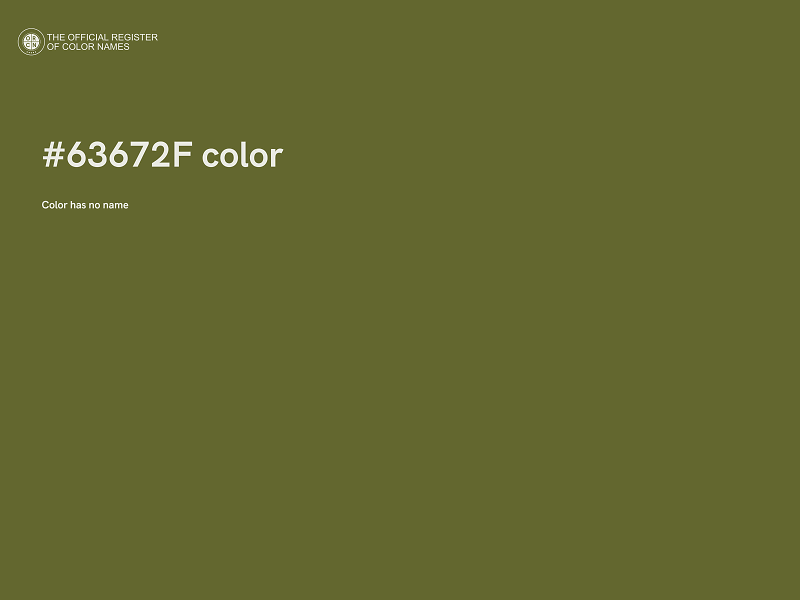 #63672F color image