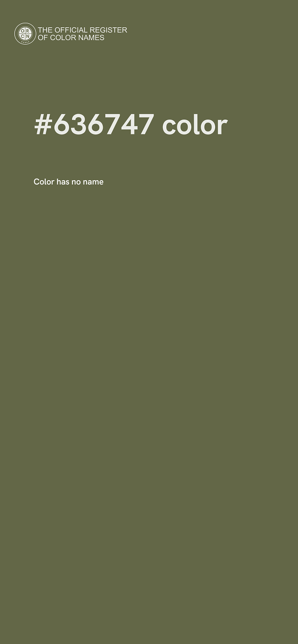#636747 color image