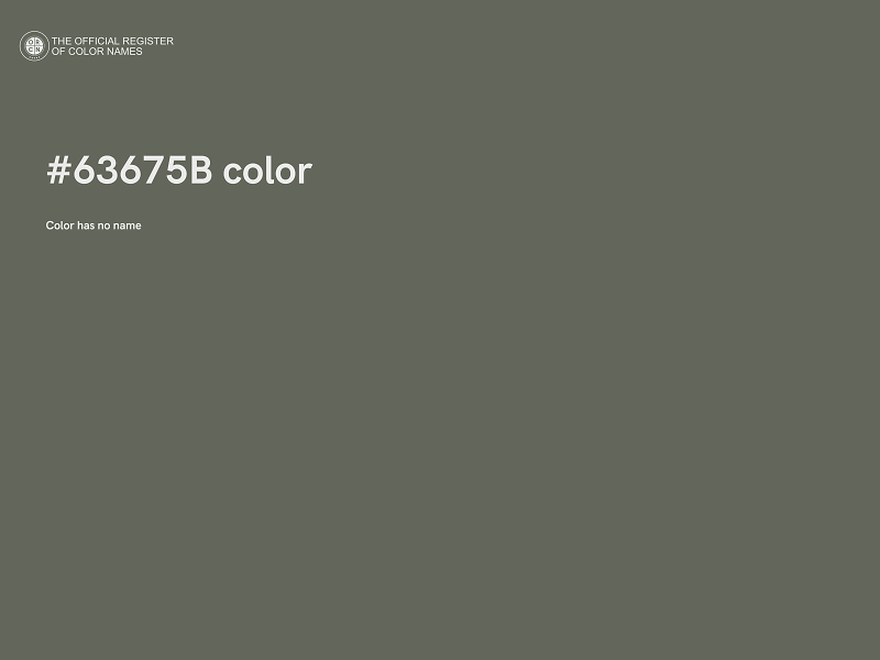 #63675B color image