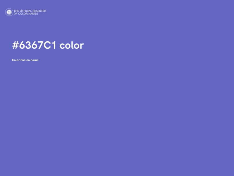 #6367C1 color image