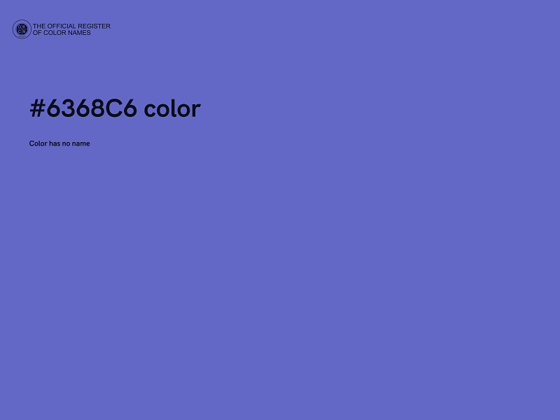 #6368C6 color image