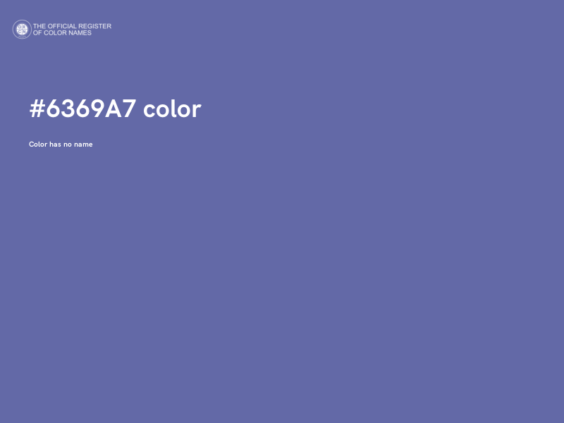 #6369A7 color image