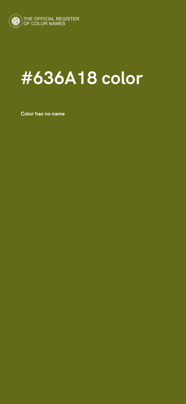 #636A18 color image